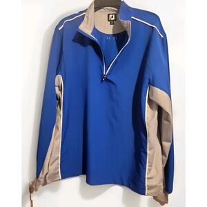 Footjoy Pullover 1/4 Zip Peformance Golf Stretch Men's L| Lightweight Comfort